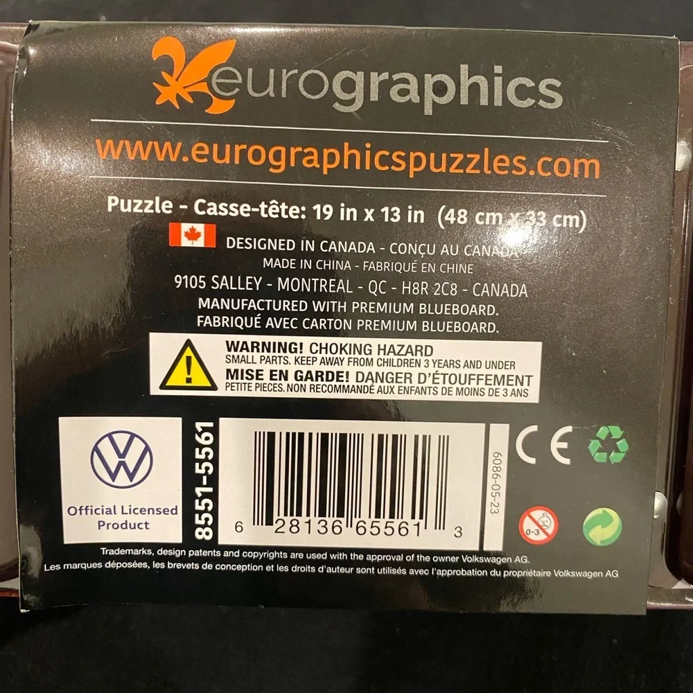 GROOVY VW bus puzzle in COLLECTABLE tin- see pic for all the details! Family FUN - Picture 9 of 12